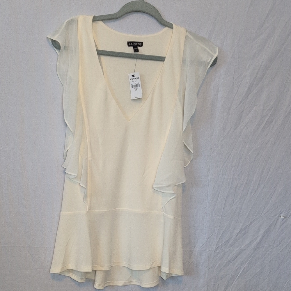 NWT Express Cream Top